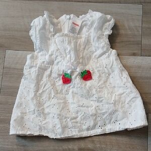 Gymboree Vintage 2006 Strawberry Farm Size 3 Strawberry Eyelet Top